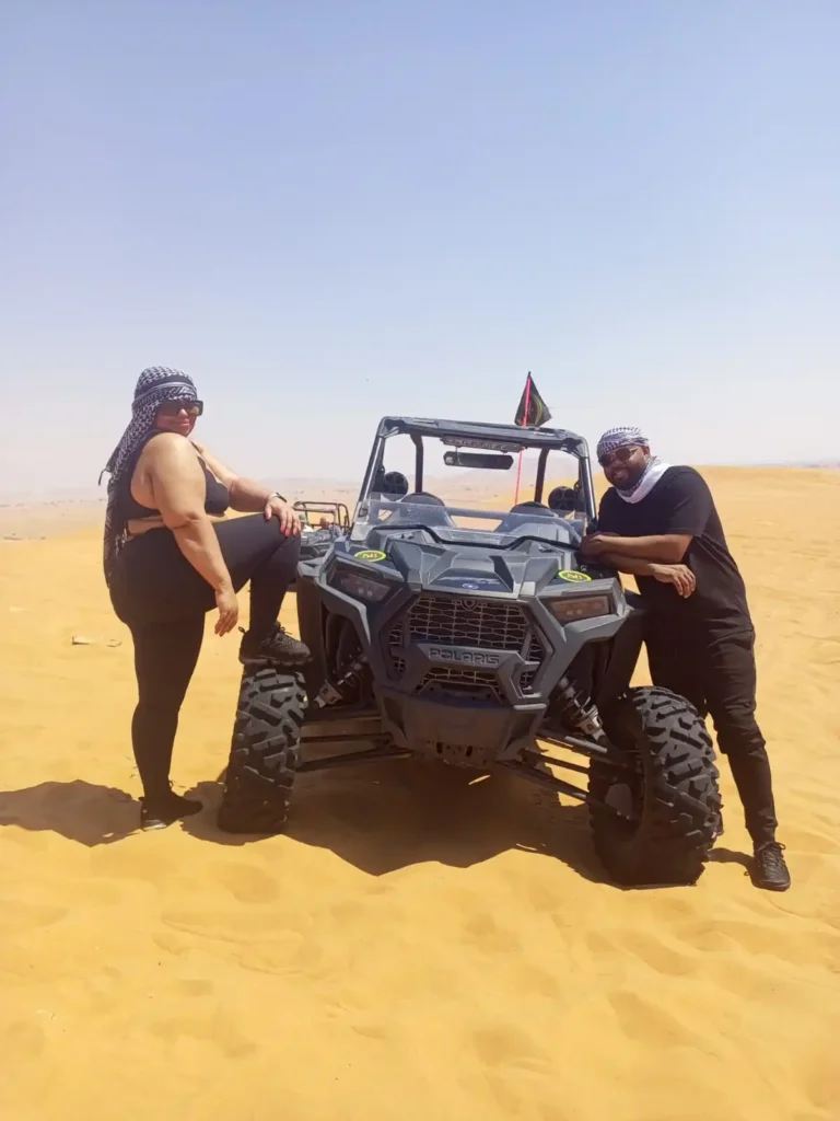 Explorer Package 2-Seater Polaris RZR dune buggy rental Dubai